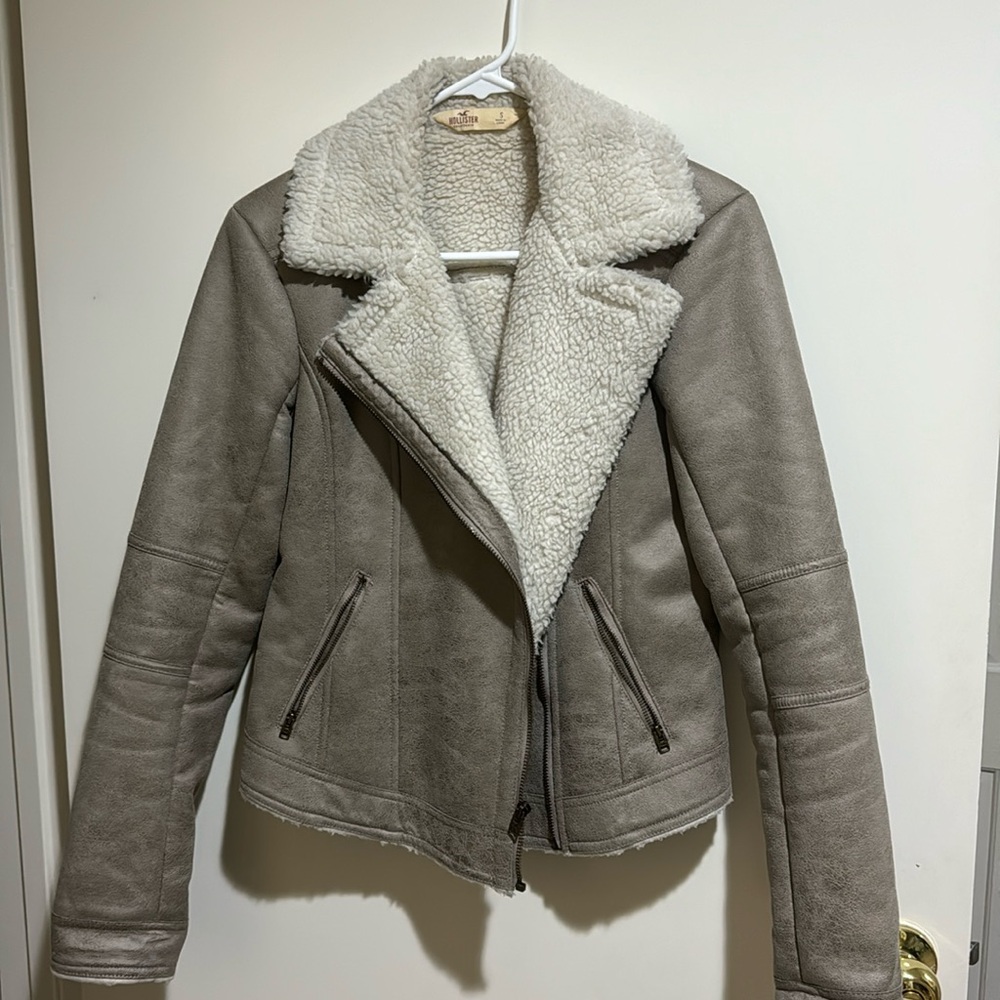 Hollister Suede Jacket Small